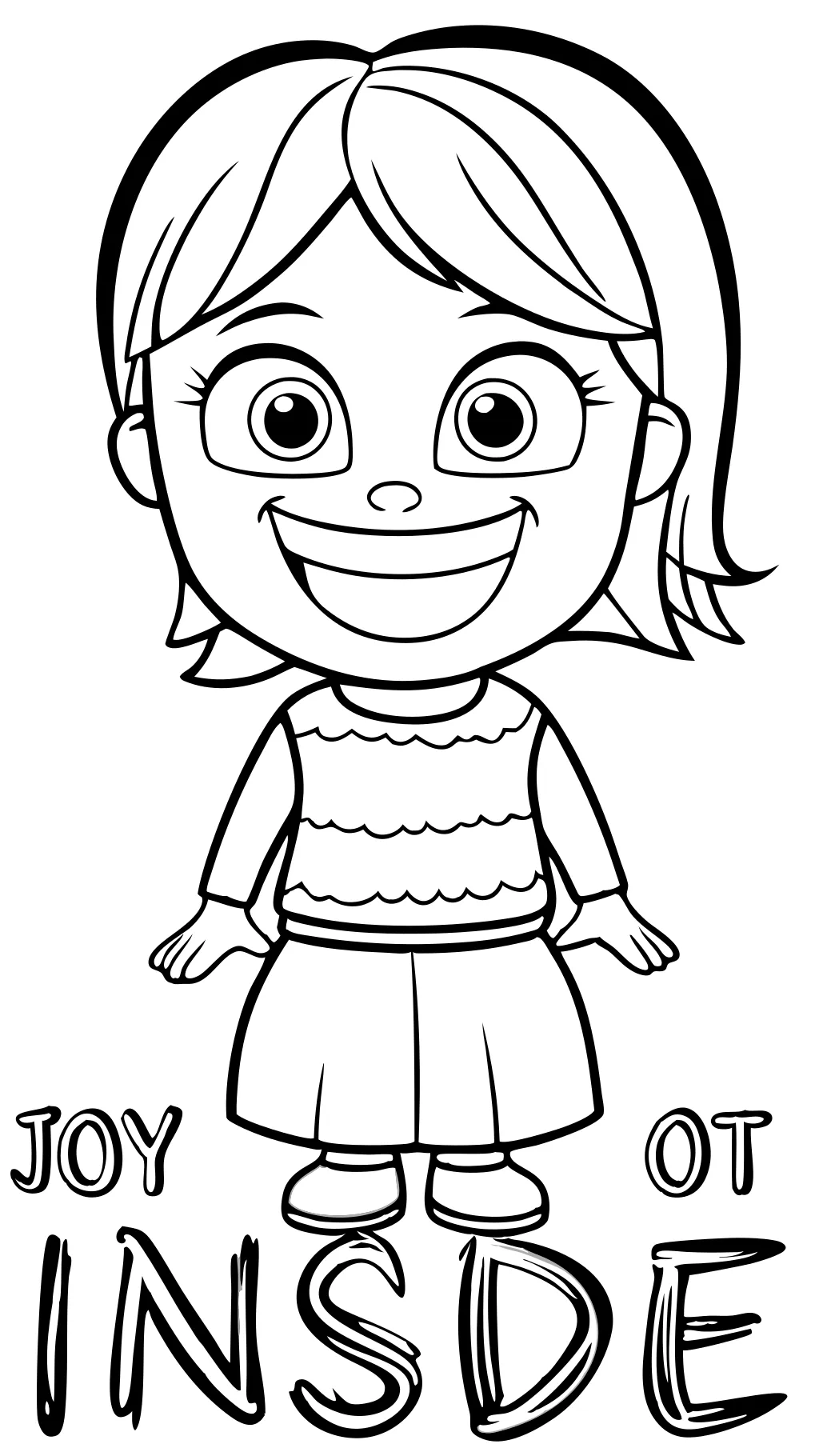 joy inside out coloring pages